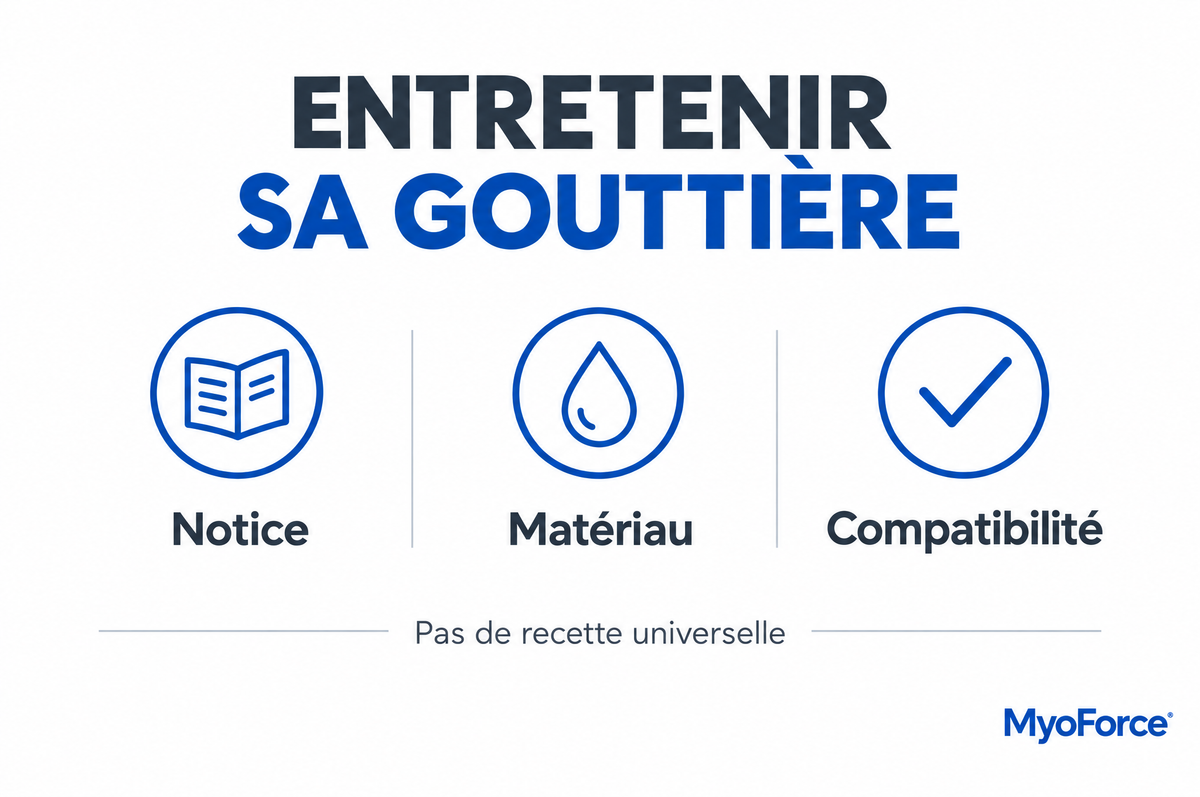 Nettoyer sa gouttière dentaire : les bons repères